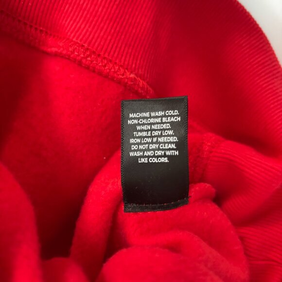 Vinyl Icons Taylor Swift 1989 Embroidered Red Crew Neck Sweatshirt Wm Sz S NEW - Picture 7 of 8